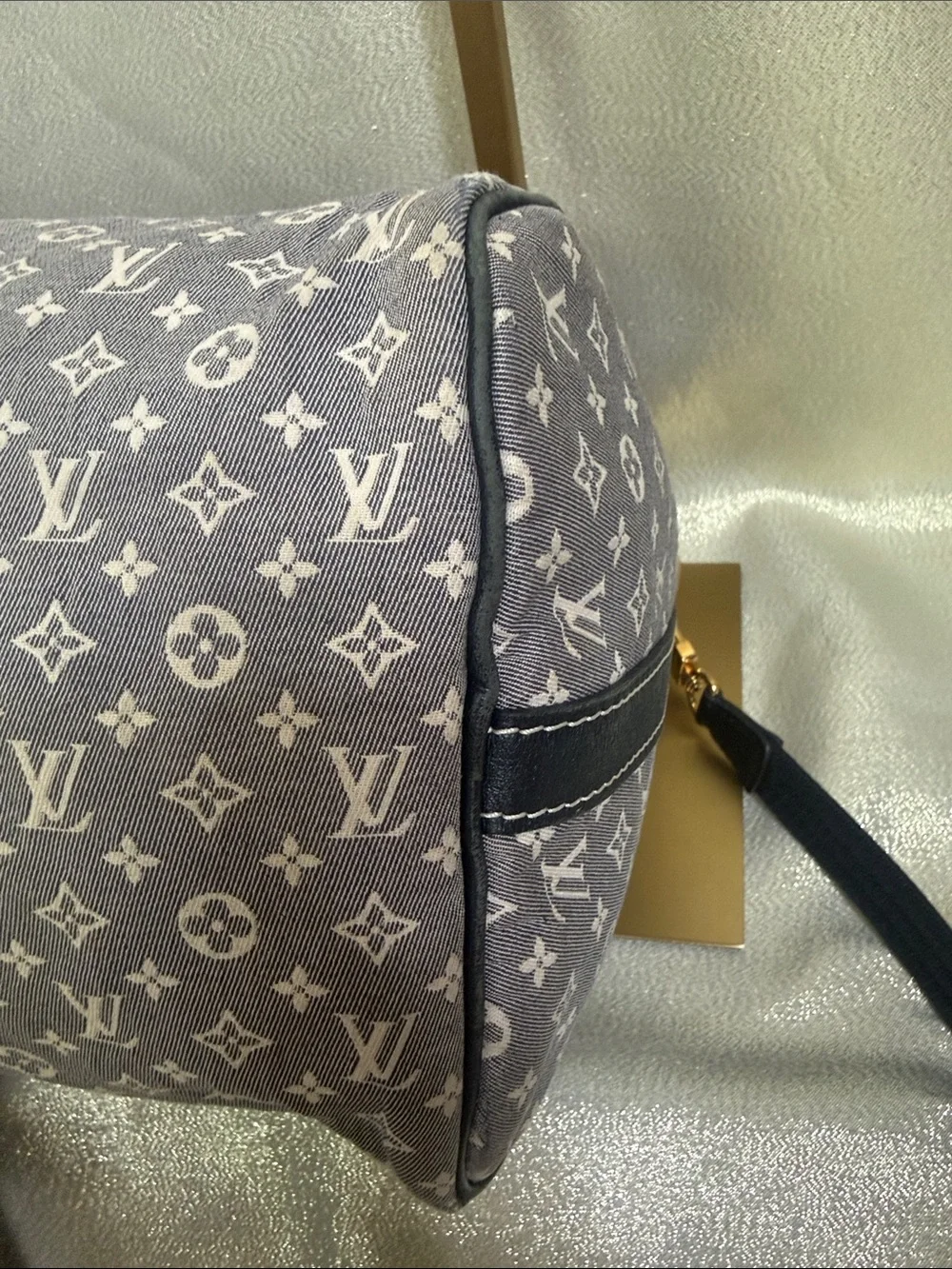 Louis Vuitton Encre Idylle Monogram Speedy Bandouliere 30 with crossbody strap